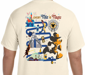 Every Mile is Magic (Land Half Weekend) (Comfort Colors)