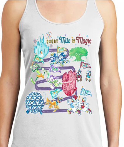 Every Mile is Magic (Running University) (Racerback)