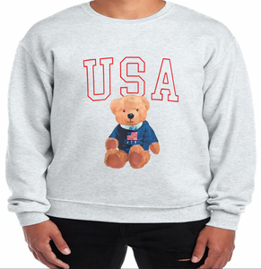 USA Teddy Bear Sweatshirt