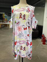 Load image into Gallery viewer, Cut out Shoulder Dress (Doodle)