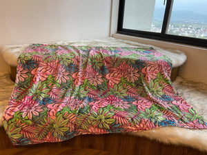 Blanket (Pink Palms)