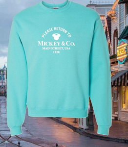 Mouse and Co. Sweatshirt (white lettering)