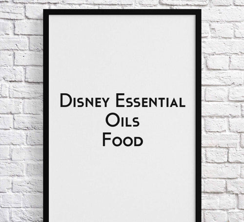 Disney Essential Oils- Food