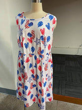 Load image into Gallery viewer, Sleeveless Dress (Patriotic Balloons)